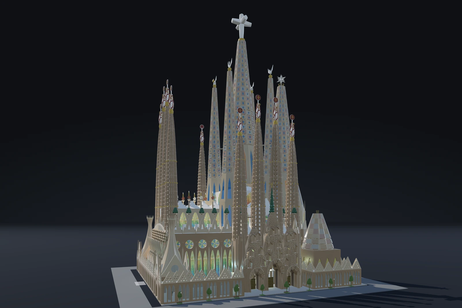 Sagrada Família: Hlavní pohled