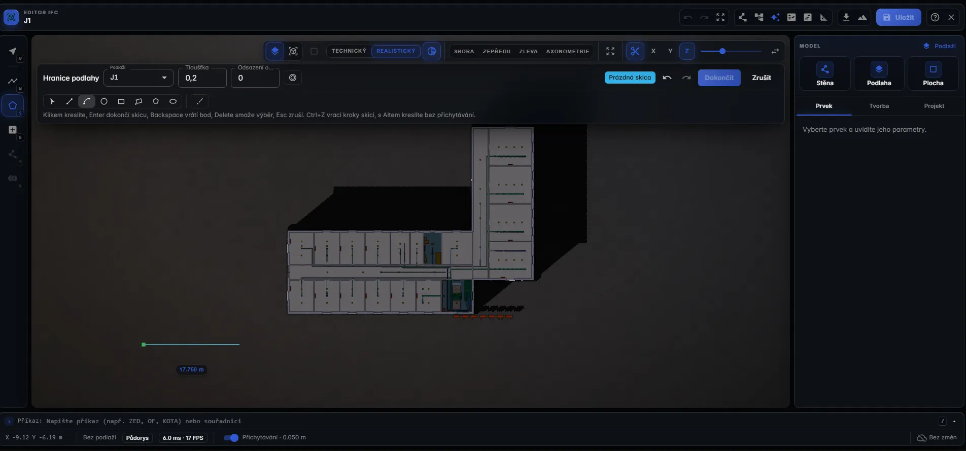 Editor v prohlížeči — Kreslení, přichytávání a kóty bez instalace CADu